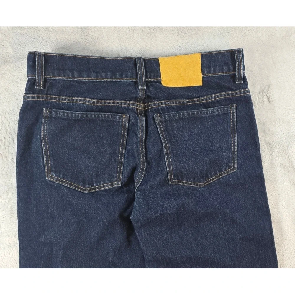 Benjamin Talley Smith 27 Madewell Women Coolidge Indigo Wide Leg Low Rise Jeans
